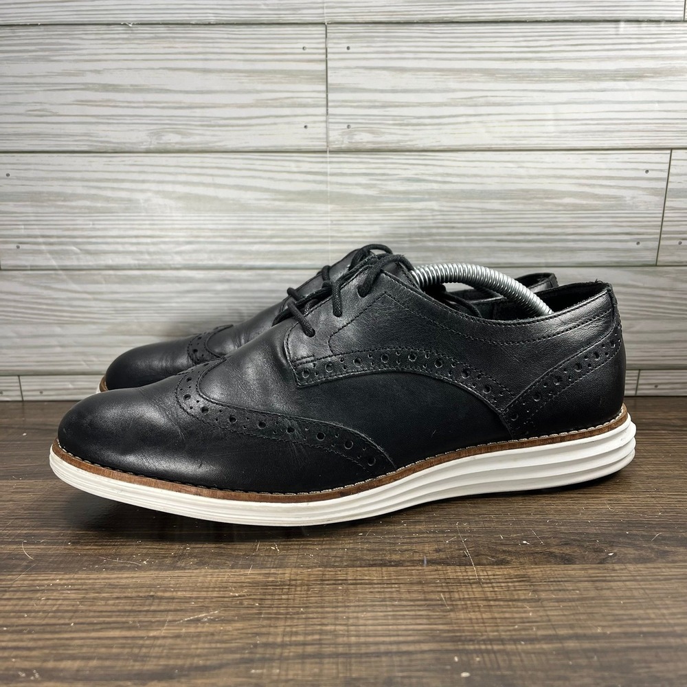 Cole Haan OriginalGrand Wingtip Oxford Women's Black Shoes - Women's 8.5 (B) - Picture 2 of 9